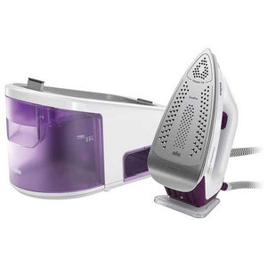 Steam generator Braun CareStyle 3 Pro IS3155VI, 2400W, 6.5 bar, Variable steam 125 g/min, Steam jet 430 g/min, Tank 2 l, EloxalPlus plate, FreeGlide 3D technology, White/Violet