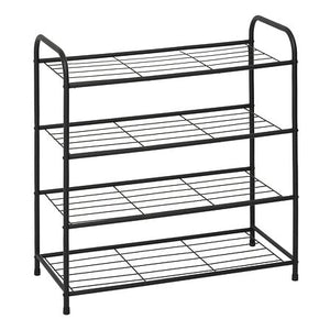 Стойка за обувки 5five Metty, 12 чифта, Метал, Черна, 74 cm