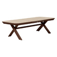 Table Volupty extendable automatic extension 12 seats aluminum and sintered stone buckwheat ebony