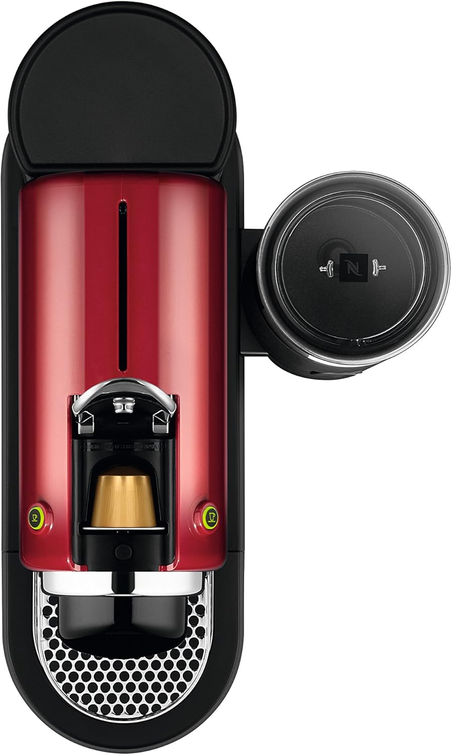 Coffee machine Krups Nespresso CitiZ&amp;Milk Red XN7605, 19 bars, 1260W, 1 l, Red