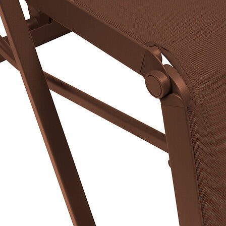 Decima reclining chair aluminium ebony