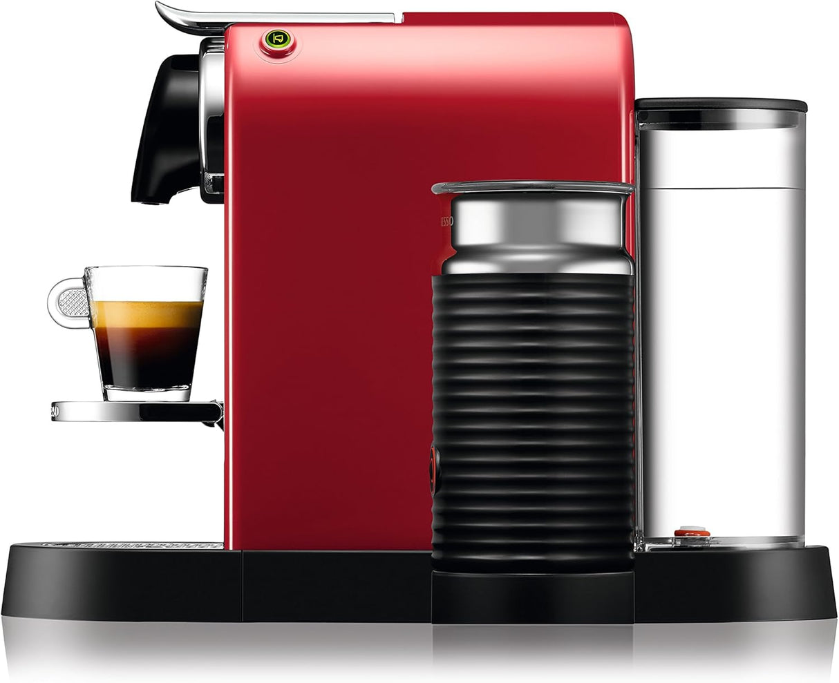 Кафемашина Krups Nespresso CitiZ&Milk Red XN7605, 19 бара, 1260W, 1 л, Червен