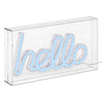 Hello LED neon table lamp 23 x 4 x 12.5 cm blue