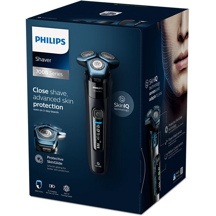 Самобръсначка Philips Series 7000 S7783/78, Акумулаторна, Сухо/мокро бръснене, Бързо зареждане