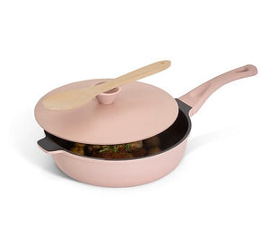 Тиган с кошница и прибори 5five Aluro, Розов, 28 cm