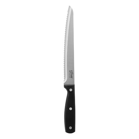 Нож за хляб 5five Essentiel Black, Неръждаема стомана, Черен