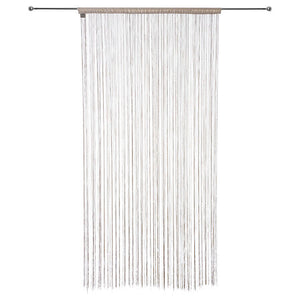 String curtain 90 x 200 cm linen-coloured