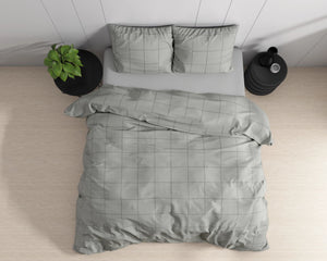 Dreamhouse Deep check Gray blanket, 200 x 220 cm