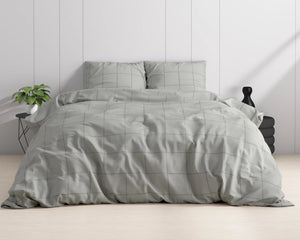 Dreamhouse Deep check Gray blanket, 200 x 220 cm