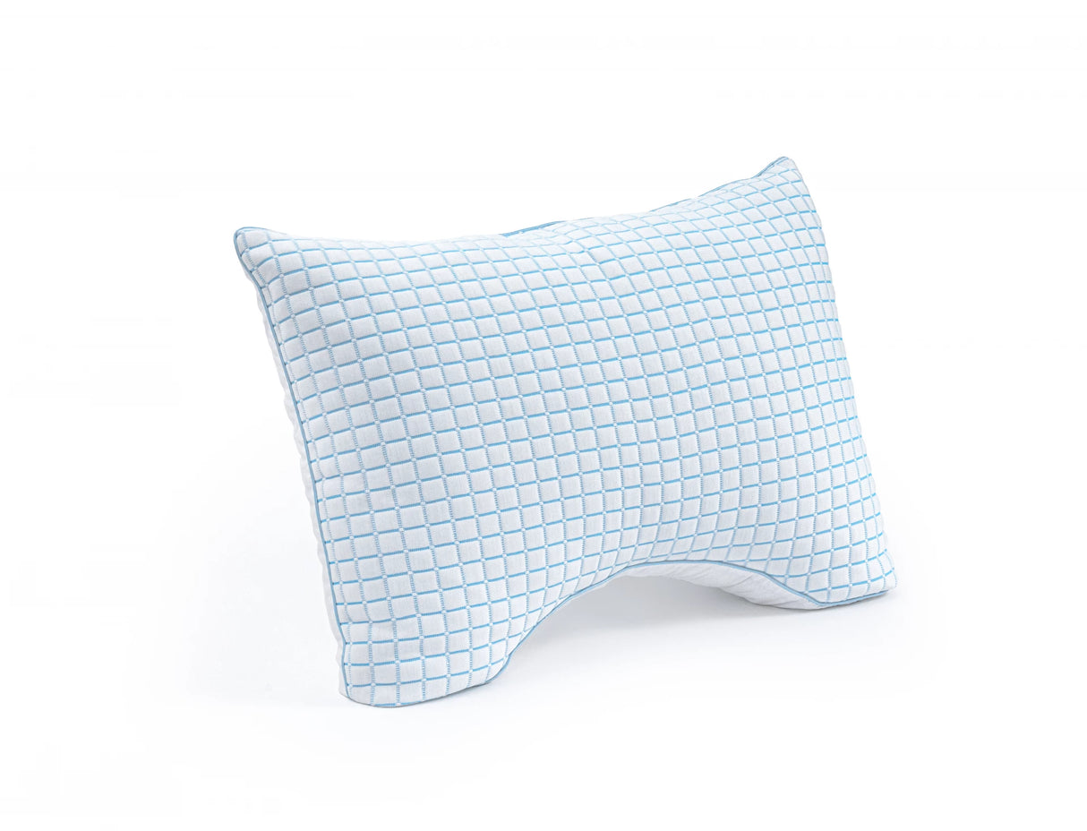 Dreamhouse 3D Blue Cell Tech Pillow, Microheat, Neck Support, 45 x 65 cm