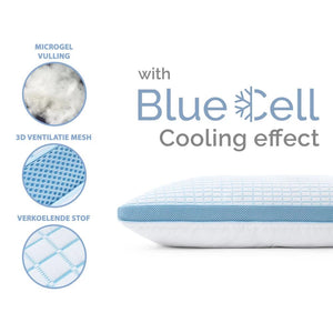 Dreamhouse 3D Blue Cell Tech pillow, Microgel, 50 x 70 cm