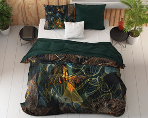 Dreamhouse Dark Rises Black Blanket, 140 x 220 cm