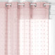 Lily sheer curtains 140 x 240 cm pink