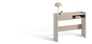 Конзолна маса 5five Roundy, MDF, 100 cm, Слонова кост