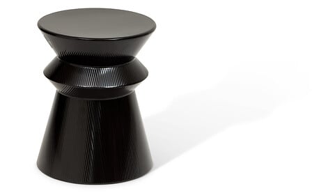 Кафе маса atmosphera Maya Totem, Метал, Черна, Ø35.5 cm