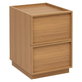 Нощно шкафче 5five Framy, 2 чекмеджета, Кафяво, 54 cm