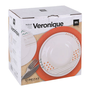 Dinner service LA MEDITERRANEA Veronique, 12 pieces, porcelain