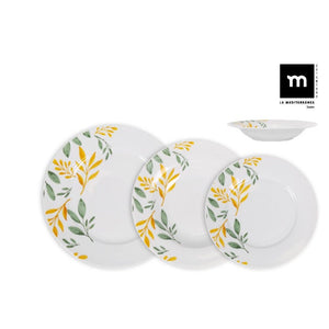 Dining service LA MEDITERRANEA Bolonia, 12 pieces, porcelain