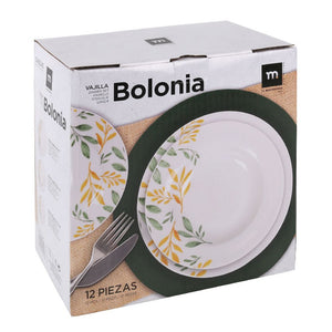 Dining service LA MEDITERRANEA Bolonia, 12 pieces, porcelain