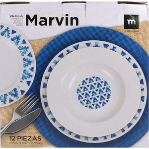 Сервиз за хранене LA MEDITERRANEA Marvin ,12 части, порцелан