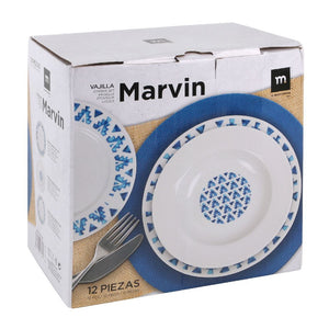 Dining service LA MEDITERRANEA Marvin, 12 pieces, porcelain