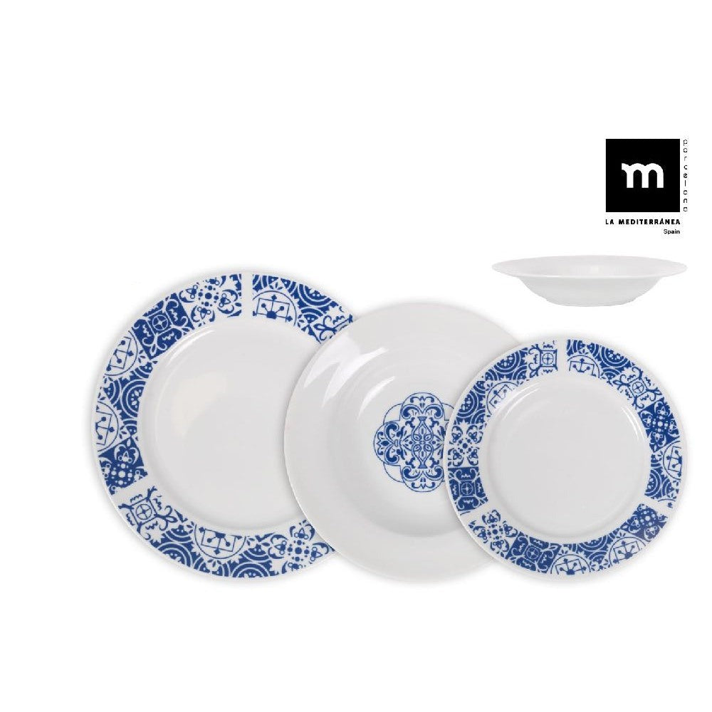 Dining set LA MEDITERRANEA Alcora, 12 pieces, porcelain