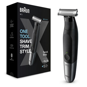 Braun Series X XT5100 Wet&amp;Dry Electric Shaver, 4 Combs, 1 Body Care Head, Black