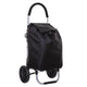 Сгъваема пазарска количка 5five Modern Color, Алуминий, 51L, Черна