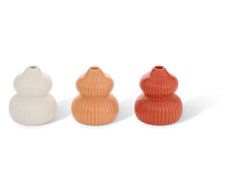 Комплект 3 вазички atmosphera Nippo, Керамика, 9 cm