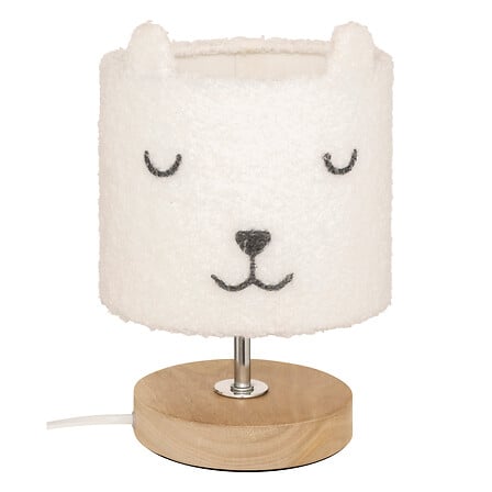 Детска нощна лампа atmosphera Bear, 23 cm, Букле