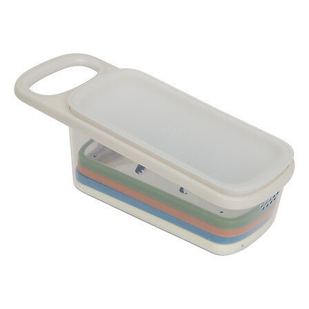 Grater 4 blades with storage box Colors length 26 cm