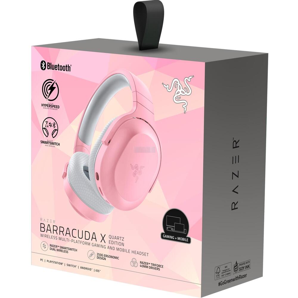 Barracuda X Gaming Headset, Wireless, Rose Quartz