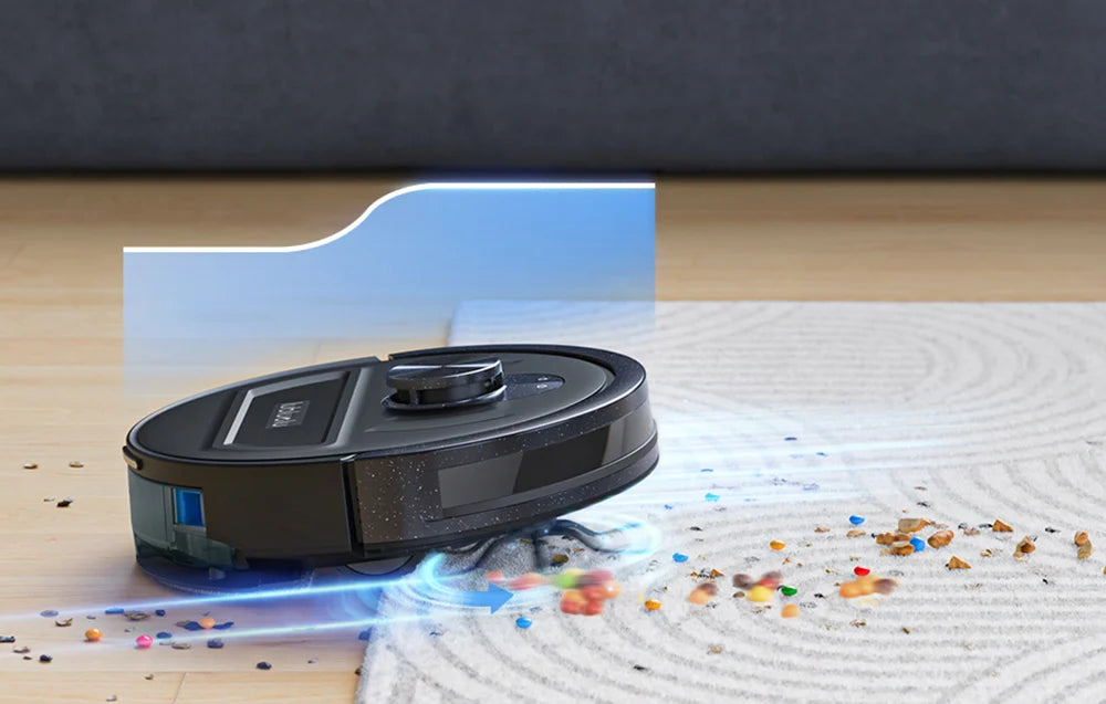 Robot vacuum cleaner Lubluelu L20, 40 W, Mop, LiDAR Navigation, 2600 mAh, Black