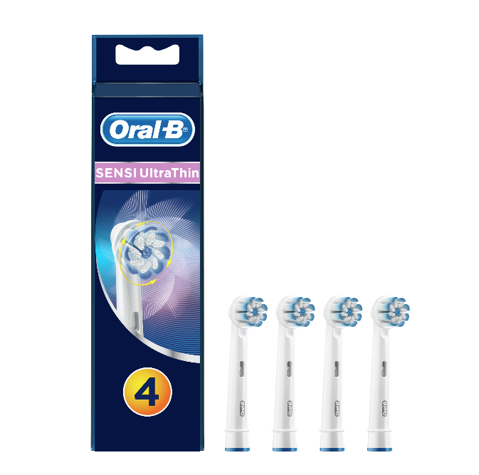 Накрайник за електрическа четка Oral-B Sensi UltraThin, 4 бр