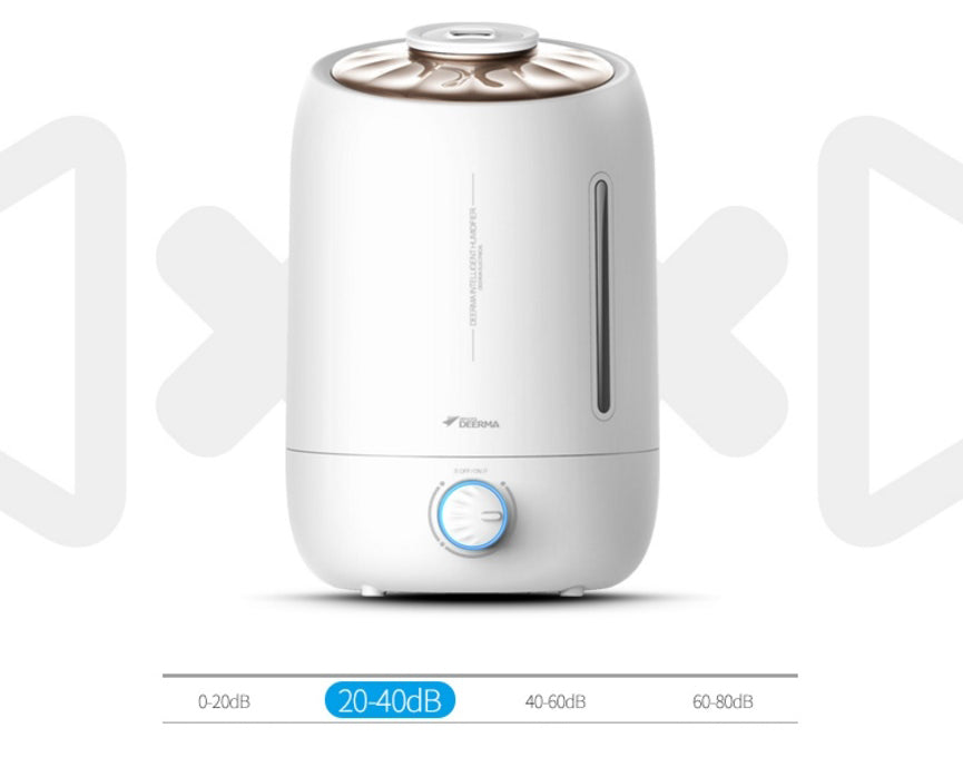 Air purifier Deerma F500, 25W, Capacity 5 l, 300 ml/h, Silent, Aromatherapy White