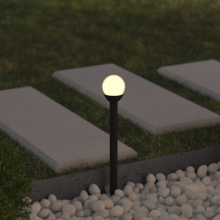 Соларна лампа atmosphera Carry ,32 см, Черен