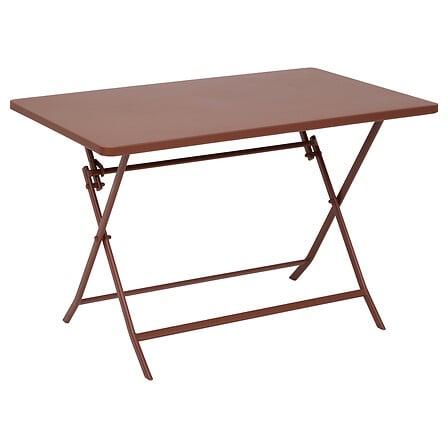 Greensboro folding rectangular table 4 seats mahogany