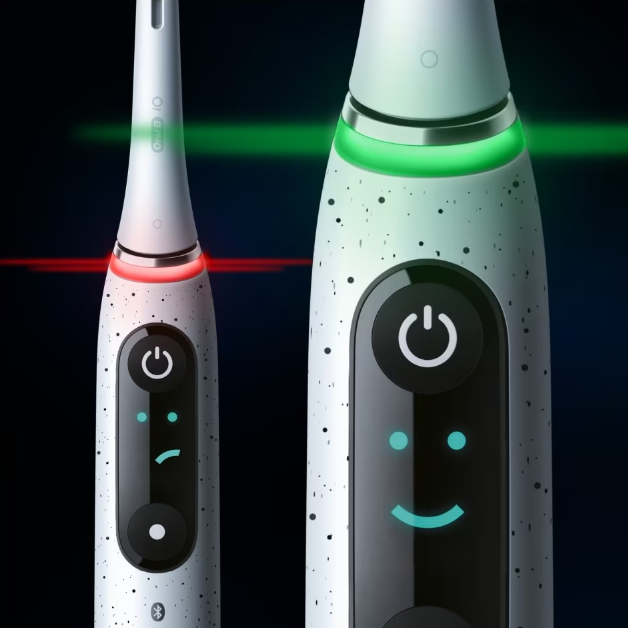 Electric toothbrush Oral-B iO10, Magnetic and micro-vibration technology, Artificial intelligence, LED display, Pressure sensor, 7 modes, Travel set, White