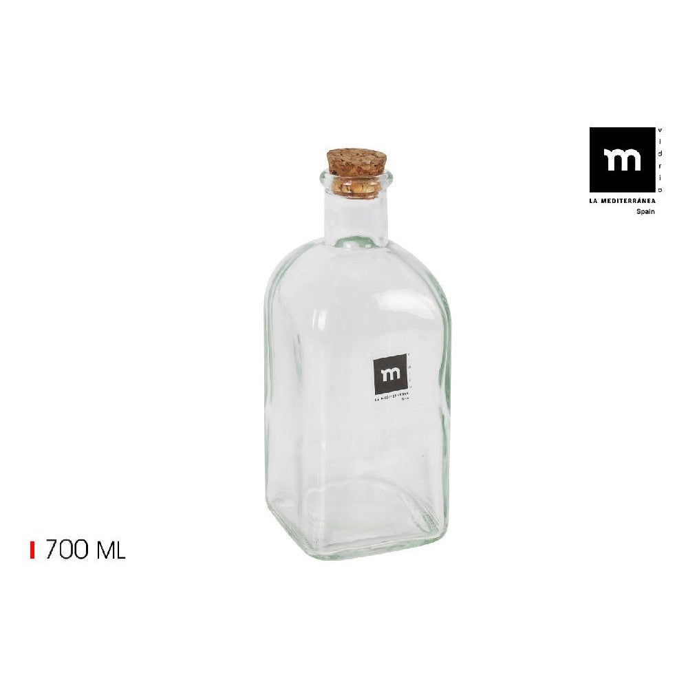 Glass bottle LA MEDITERRANEA, 700 ml