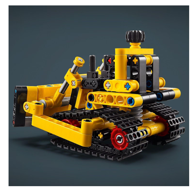 LEGO® Technic - Тежкотоварен булдозер 42163, 195 части