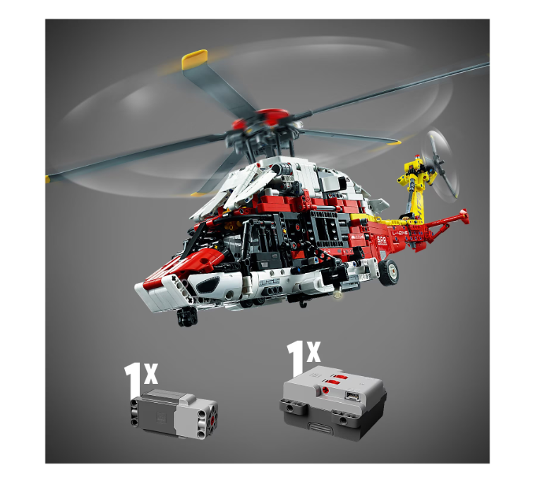 LEGO® Technic - Спасителен хеликоптер Airbus H175 42145, 2001 части