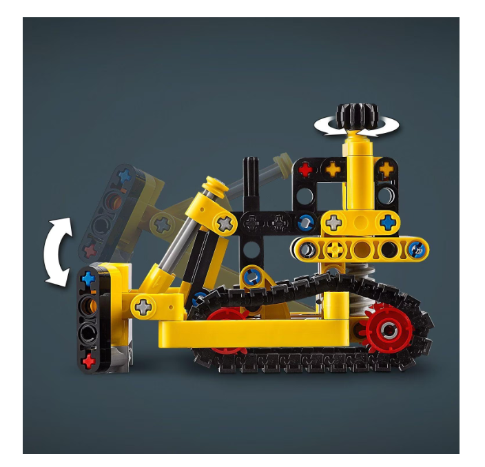 LEGO® Technic - Тежкотоварен булдозер 42163, 195 части