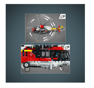 LEGO® Technic - Спасителен хеликоптер Airbus H175 42145, 2001 части