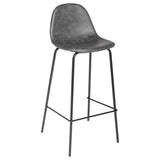 Bar stool Valdi, Gray