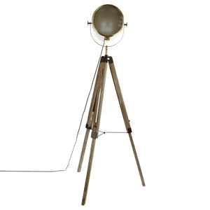 Лампион atmosphera Ebor, Метал и Дърво, Бронзов, 152 cm