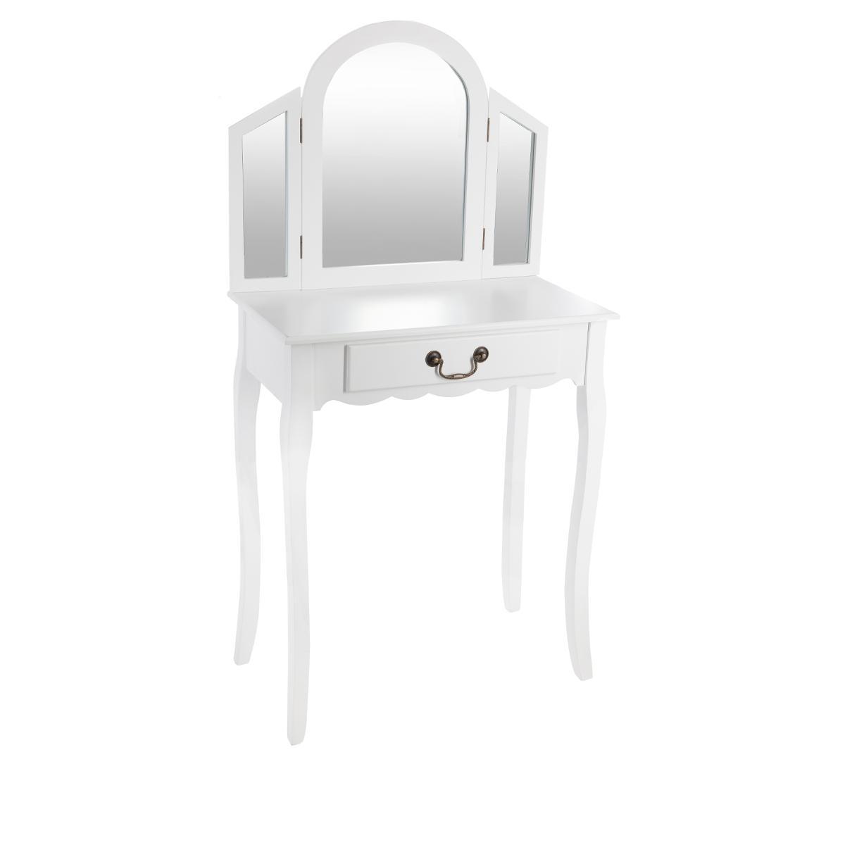 Тоалетка с огледало atmosphera Aurell, 65 cm, Бял