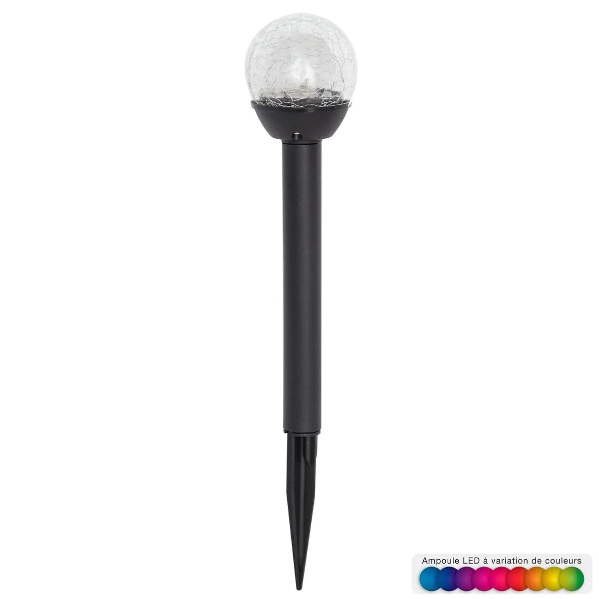 Соларна лампа atmosphera Carry ,32 см, Черен