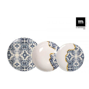 Dining set LA MEDITERRANEA Faura, 12 pieces, porcelain