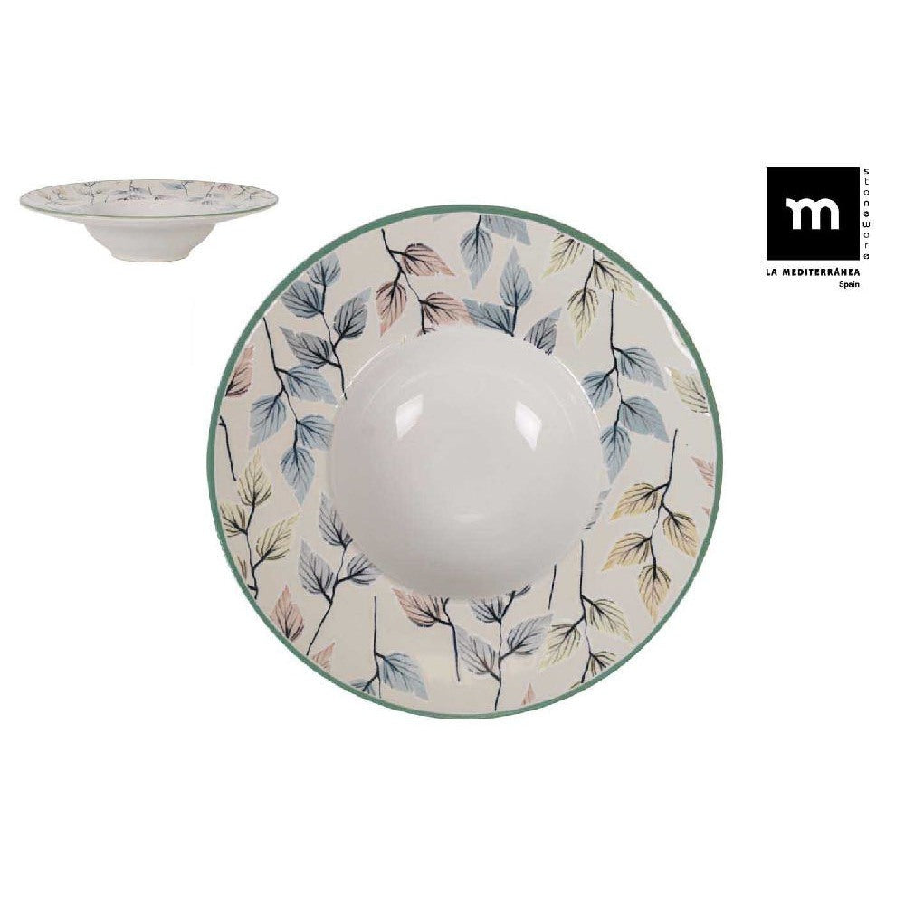 Deep plate LA MEDITERRANEA Bari, 28cm, Porcelain