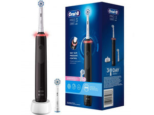 Електрическа четка за зъби Oral-B, Pro 3 3000 Sensitive Clean, Черен и Бял